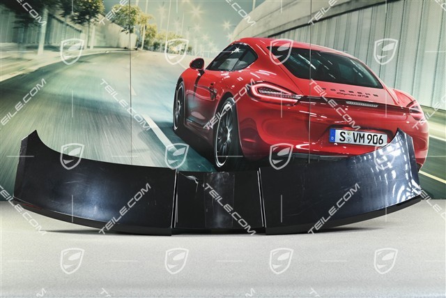 Rear spoiler, complete with mechanism, Turbo, damaged central panel