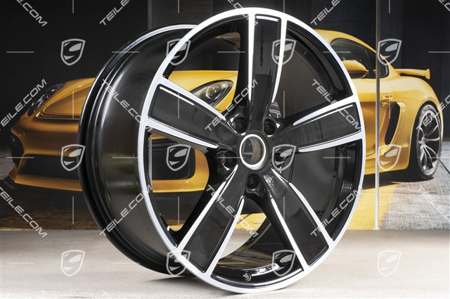 22" Felga Sport Classic, 10J x 22 ET48, czarny wysoki połysk