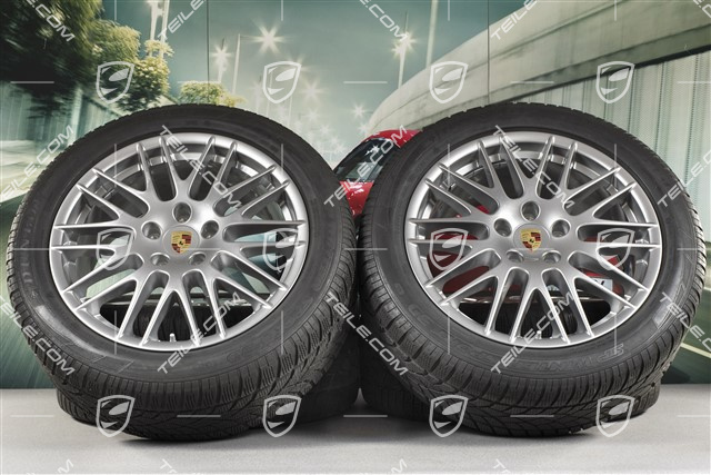 20-inch RS Spyder winter wheel set, wheel rims 9J x 20 ET 57 + Dunlop SP Winter Sport 3D tyres 275/45 R20, with TPMS