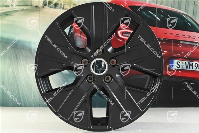 20" Felga Taycan Turbo Aero, 9J x 20 ET54, czarny satynowy mat