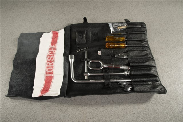 Porsche Classic tool bag 924/944/968, transaxle era Porsche rapport fabric