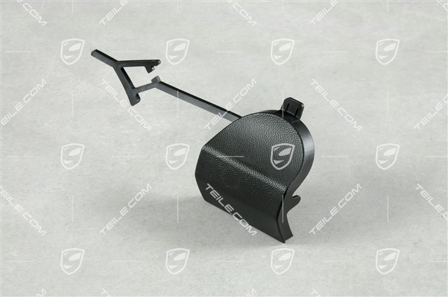 Rear bumper Towing lug / Hook Cover Cap, Black, L Rear bumper Towing lug / Hook Cover Cap, Black, L