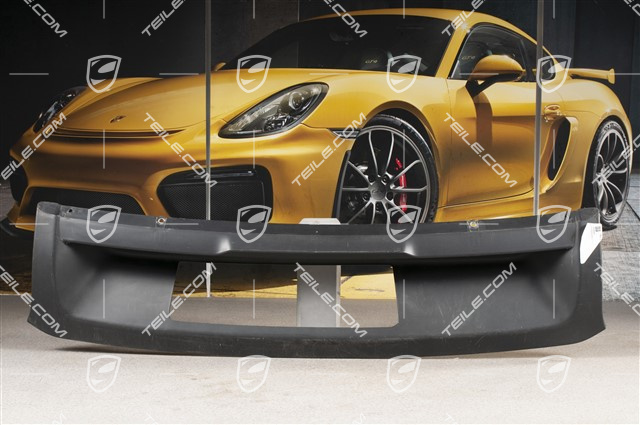 Rear bumper lower cover, for stainless steel cover, Detachable trailer coupling, Satin black