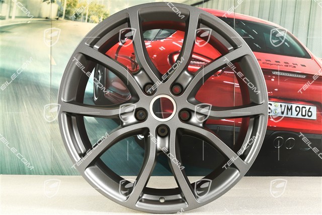 21" Felgensatz Exclusive Design, 9,5J x 21 ET46 + 11J x 21 ET58, vesuvgrau