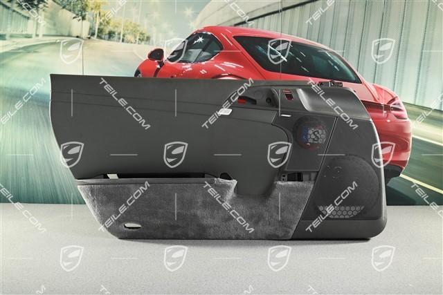 Tapicerka drzwi, Bose sound system, skóropodobna, Stone grey, RHD, L