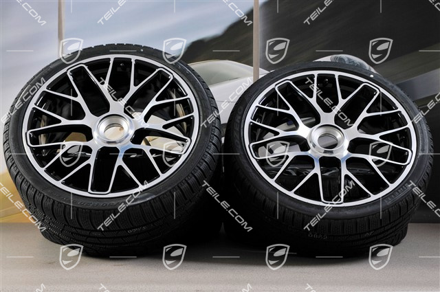 GT3 20" winter wheels  "Turbo S" central locking, 9J x 20 ET51 + 11J x 20 ET59 + Pirelli winter tyres 245/35 R20+295/30 R20, TPMS.