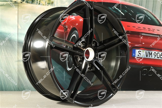 21" Felge Mission E Design, 9,5J x 21 ET60, schwarz hochglanz