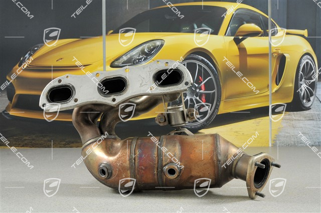 Exhaust manifold, cyl. 4-6, L Exhaust manifold, cyl. 4-6, L