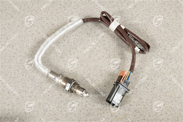 Oxygen sensor, in front of catalytic converter, Brown, Turbo, L