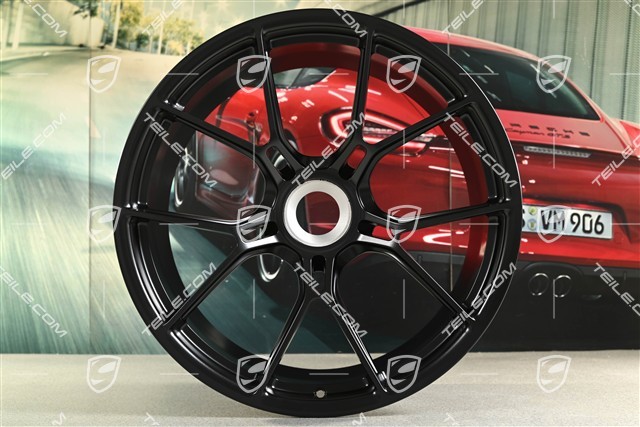 21" GT3 Felge, 12J x 21 ET45, schwarz seidenmatt