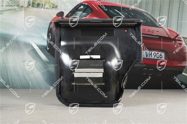 Notsitzkissen, Coupe/Targa, Raffleder, Metropolblau, L