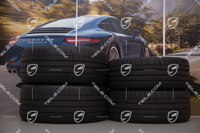 18-inch Boxster S II summer wheel set, front wheels 8J x 18 ET57 + rear 9J x 18 ET43 + NEW Michelin summer tyres 235/40 ZR18 + 265/40 ZR18