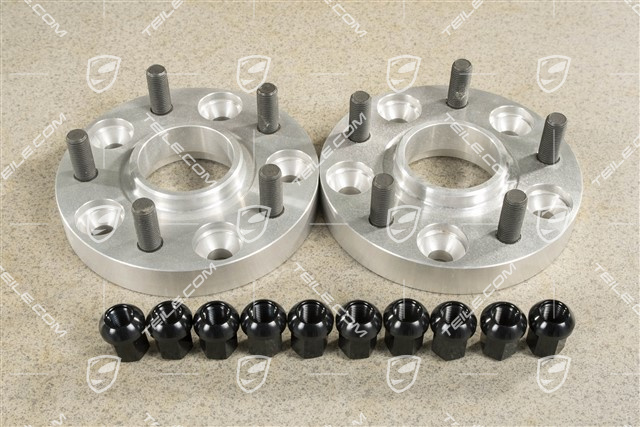 Distanzring 25mm mit Radbolzen und Radmutter, Nachrüstsatz, für Hinterachse