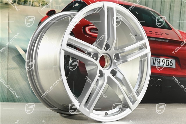 19" Felga Panamera, 10,5J x 19 ET62, brylantowy srebrny