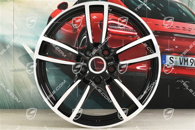 20" felga Cayenne Sport, 9J x 20 ET50, czarny wysoki połysk