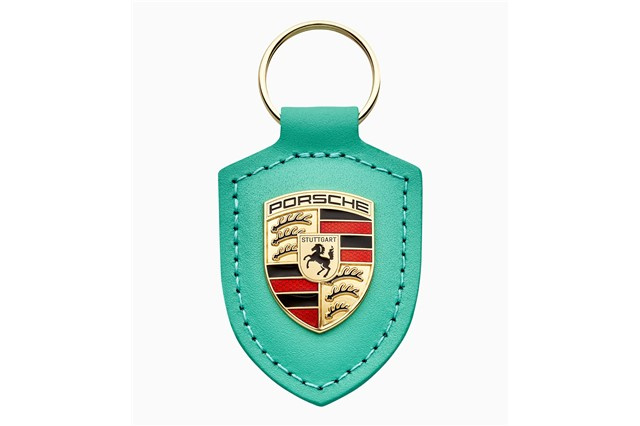 Brelok z herbem „Driven by Dreams” – 75 lat, mint green