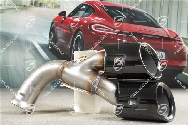Tailpipe, Standard, Black, L