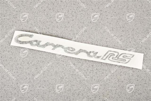 Logo "Carrera RS", black, for rear lid Logo "Carrera RS", black, for rear lid