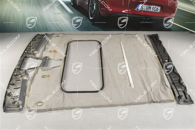 Dachverkleidung, coupé mit Schiebedach, Alcantara, graffitigrau