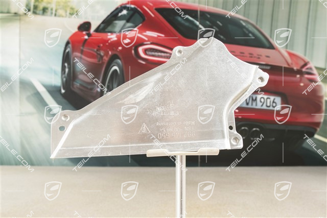 Air guide housing, Metal, R