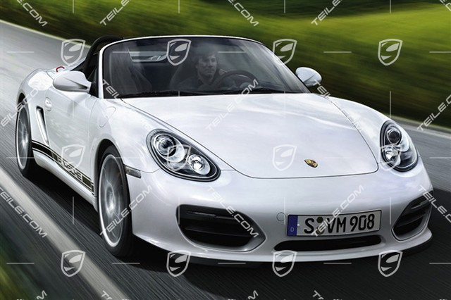 SPYDER front bumper, complete, with lighting, Facelift 2009-