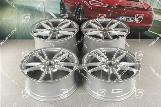 19+20" komplet felg Carrera, felgi: przednie 8,5J x 19 ET52 + tylne 11,5J x 20 ET67