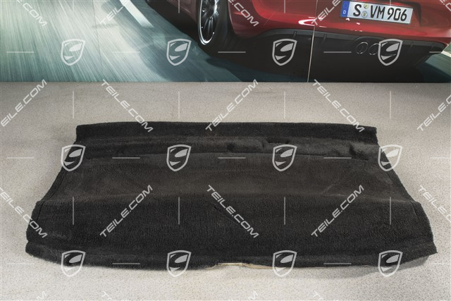 Klebeteppich / Hutablage / Bodenbelag, Schwarz, Coupe