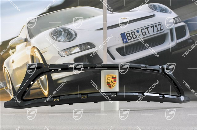 Retaining frame centre, black / basic Cayman, middle radiator, PDK-transmission, automatic distance control ACC Retaining frame centre, black / basic Cayman, middle radiator, PDK-transmission, automatic distance control ACC