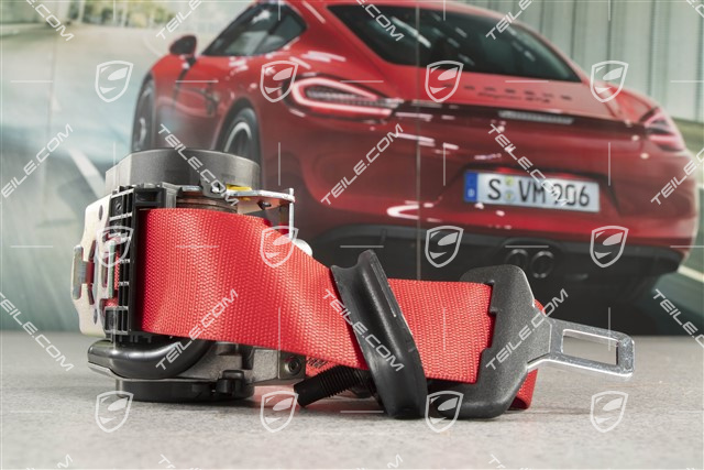 Coupe/Targa, Sicherheitsgurt, Indischrot, L=R