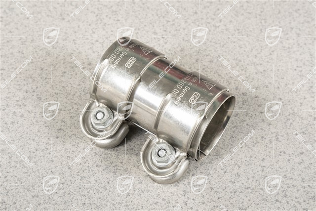 Main exhaust muffler clamping sleeve / clamp / fitting