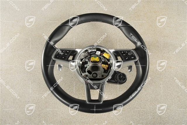 Multifunktionslenkrad, PDK, Sport Chrono Plus, Schwarz