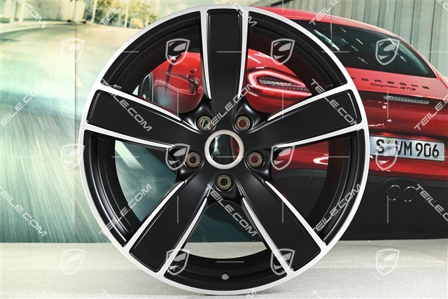 20" Felge Carrera Sport, 10,5J x 20 ET47, schwarz seidenmatt