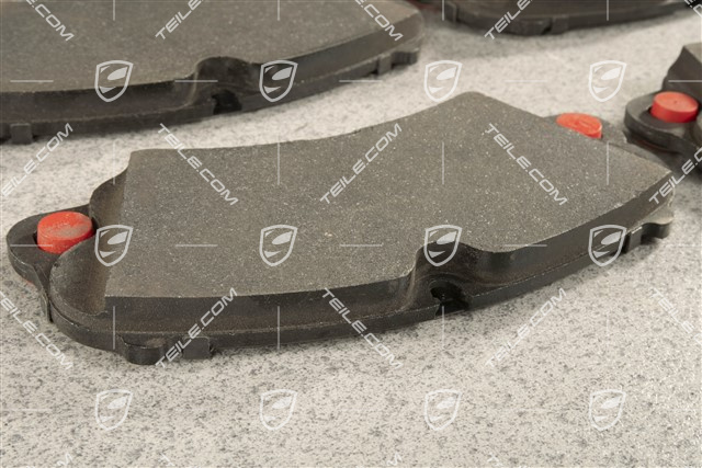GT3, Brake pads, PCCB, front, L+R