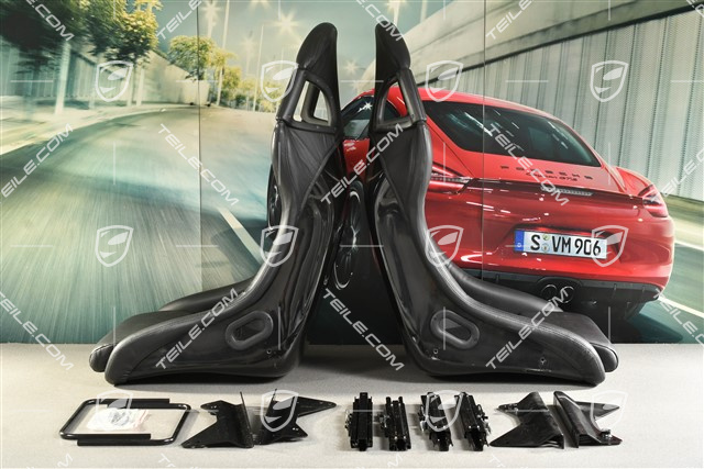 Bucket seats, leather black, L+R