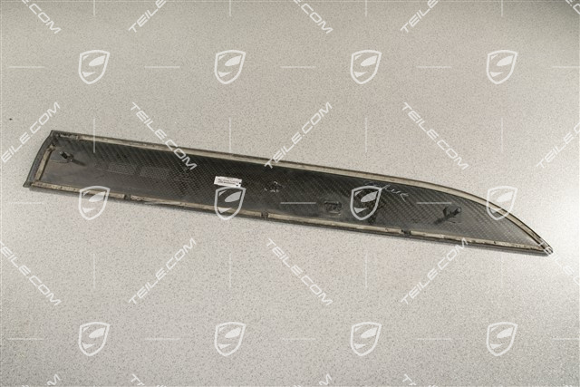 Front door cover / trim, Carbon Gloss Black, L