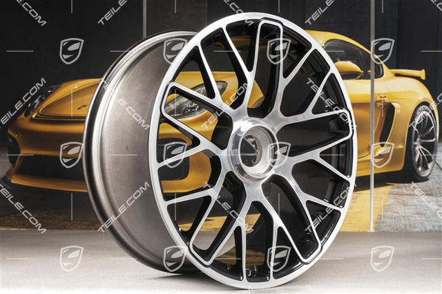 20" Felga Turbo S, centralne mocowanie, 9J x 20 ET51, czarna