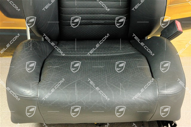 Sitz, manual einstellbar, Heizung, Leder, Schwarz, beschädigt, R