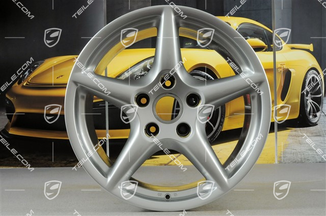 18" Komplet felg Carrera III, 8J x 18 ET57 + 10J x 18 ET58, C2 / C2S