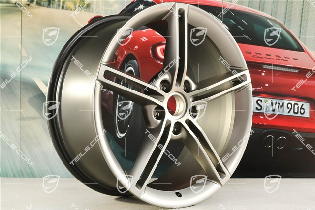 21" Felga Mission E Design, 9,5J x 21 ET60, Platinum satynowy półmat