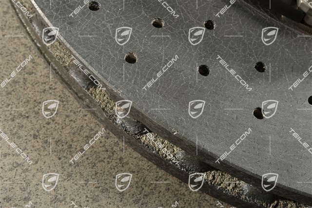 PCCB ceramiczna tarcza hamulcowa, 991.2 C2/C2S/C4/C4S/991.1 Turbo/991.2 Turbo, minimalnie uszkodzony rant, R