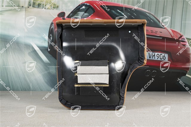 Notsitzkissen, Coupe/Targa, Raffleder, Braun/Natur, L