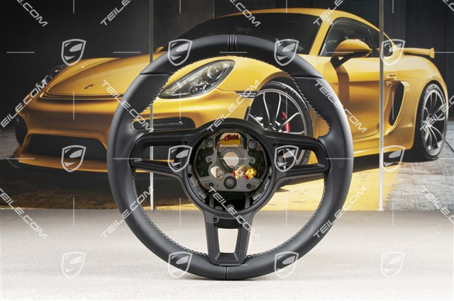 Sportlenkrad, 911R, GT Leder Schwarz/Silber