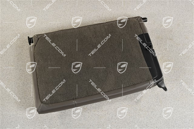 Convertible, Back seat backrest, leather, Agate Grey, L