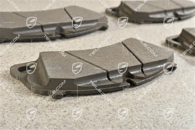 Brake pad set, front axle, GT4, L+R