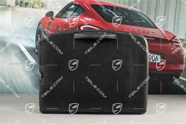 Back seat backrest, leather, black, Coupe, Turbo, L