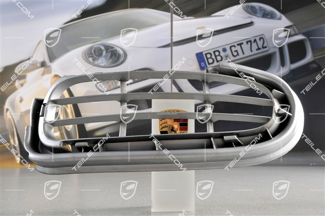 Bumper grille (grille frame), titanium metallic, Boxster S, R Bumper grille (grille frame), titanium metallic, Boxster S, R