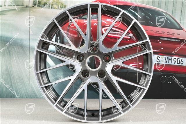 20-inch wheel rim Turbo V, 9J x 20 ET41, Titan