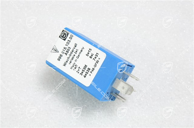 Intermittent relay, relay socket/code S16, Boxster S 3.2L Intermittent relay, relay socket/code S16, Boxster S 3.2L