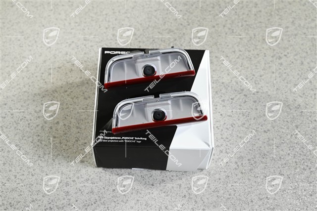 LED-Türprojektor, Schriftzug "Porsche"