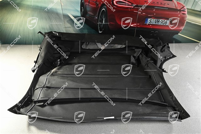 Verdeckbezug in Schwarz, Spyder